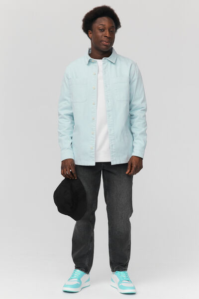 Surchemise twill de couleur