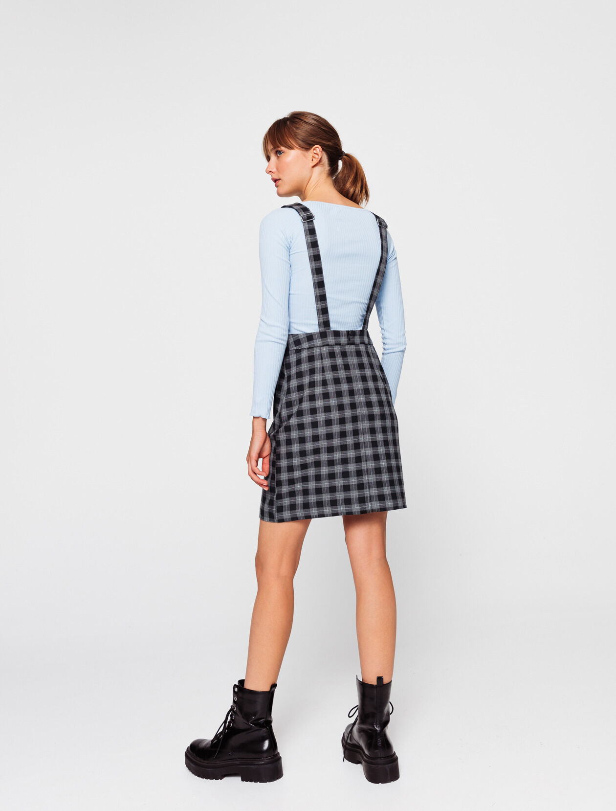 Robe salopette outlet à carreaux
