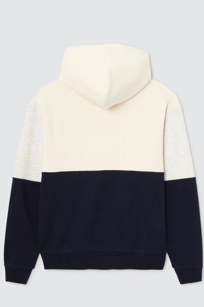 Sweat à capuche colorblock