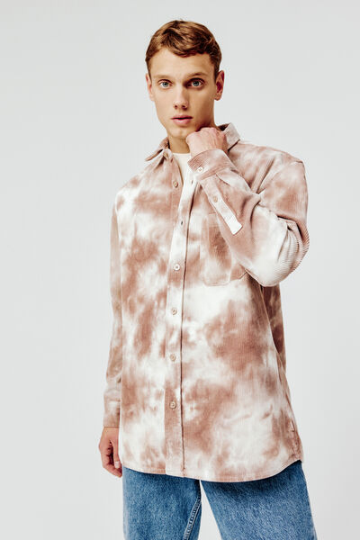 Surchemise velours Tie & Dye