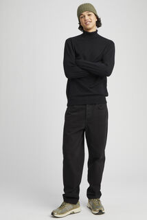 Pull col roulé