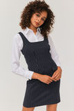 Robe rayée en flanelle