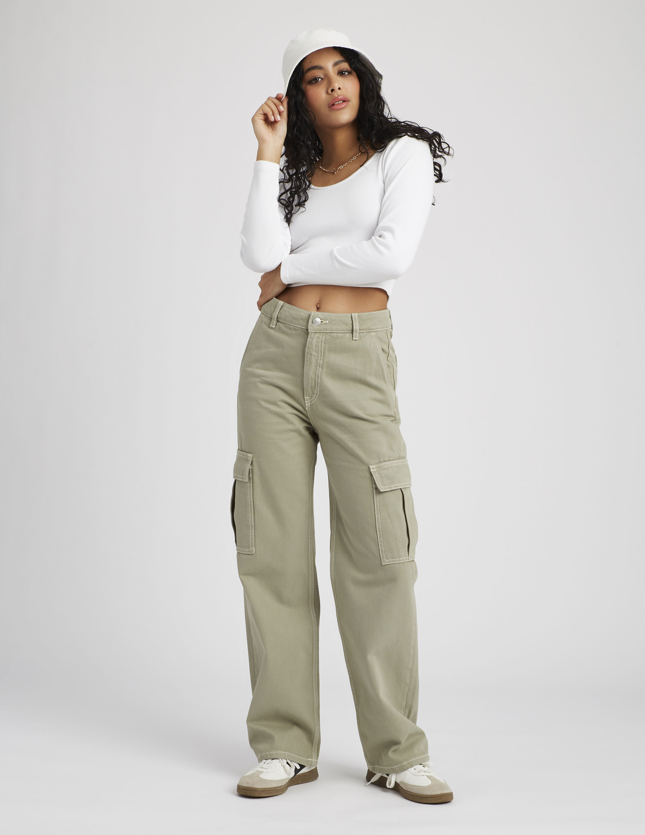 Pantalon cargo vert BZB