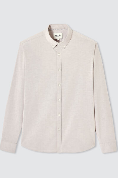 Chemise unie ajustée