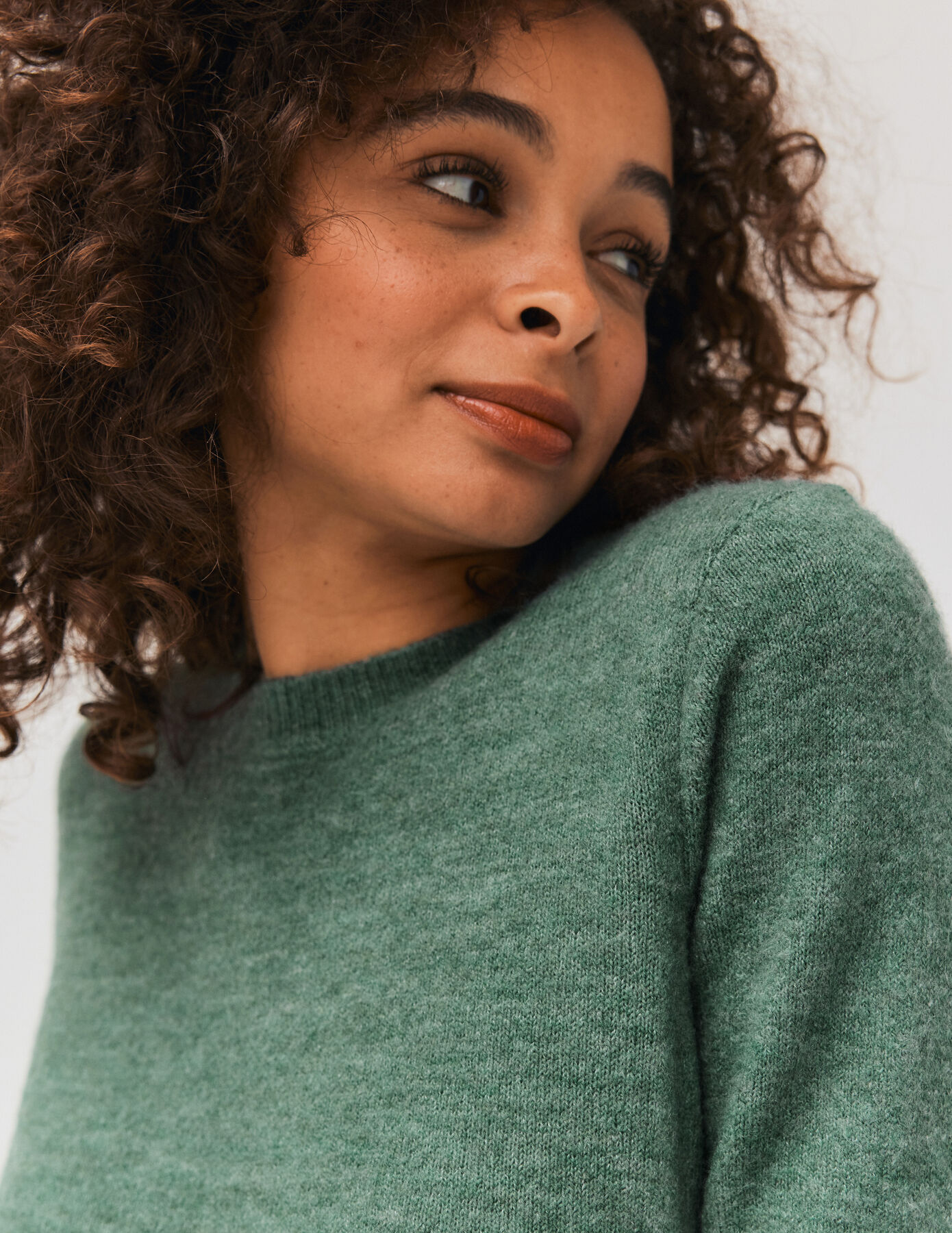 Pull col rond uni