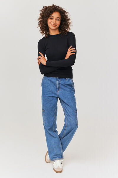 T-shirt manches longues uni