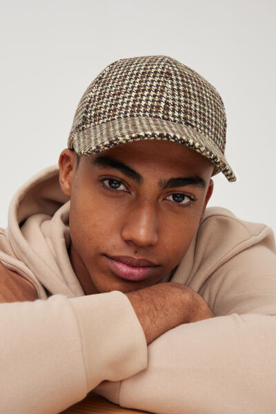 Casquette carreaux