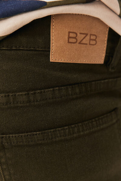 Jean straight de couleur