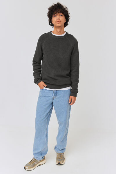 Pull raglan coton uni