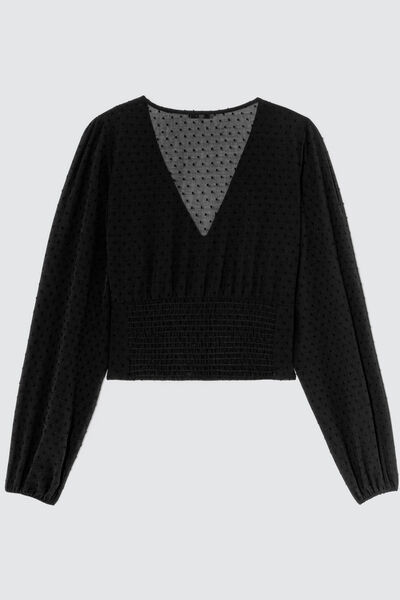 Blouse à pois