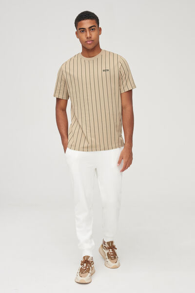 T-shirt rayures baseball