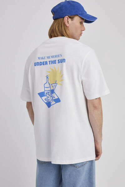 T-shirt imprimé devant dos XXL