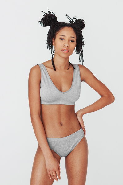 Culotte côte unie