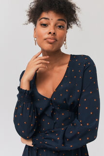Robe longue imprimée
