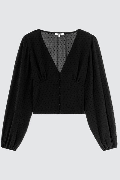 Blouse à pois