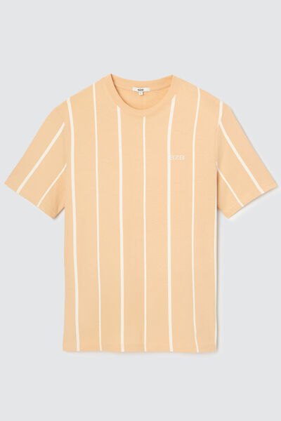 T-shirt rayures contrastées