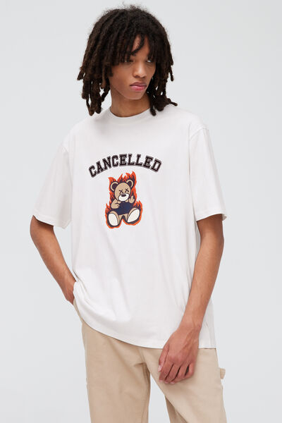 T-shirt imprim&eacute; ourson