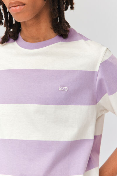 T-shirt maxi-rayures