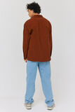 Surchemise unie col velours