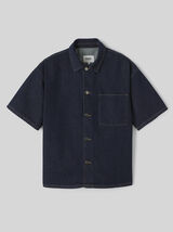 Chemise manches courtes en jean