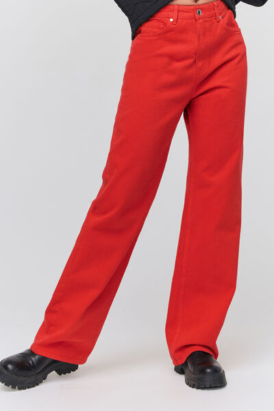 Jean straight couleur
