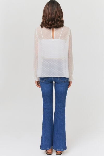 Blouse plumetis
