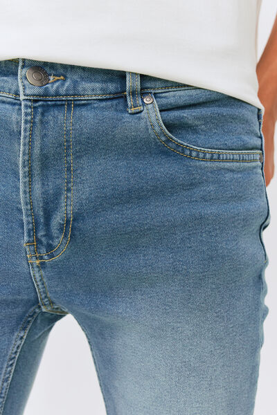 Jean slim basique stone clair