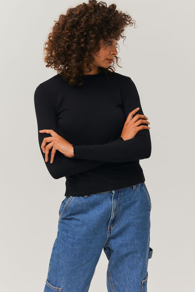 T-shirt manches longues uni
