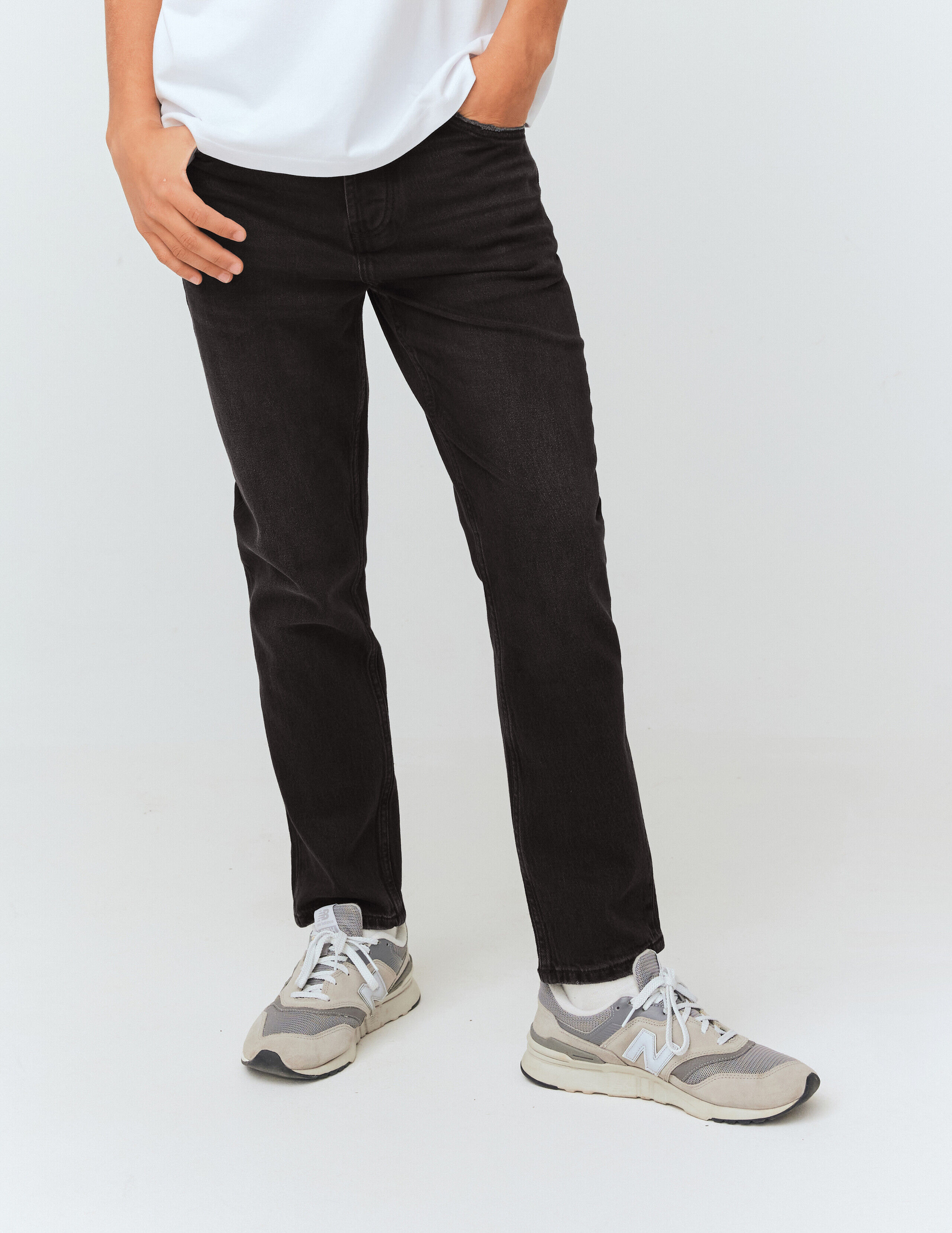 Jean straight noir homme on sale