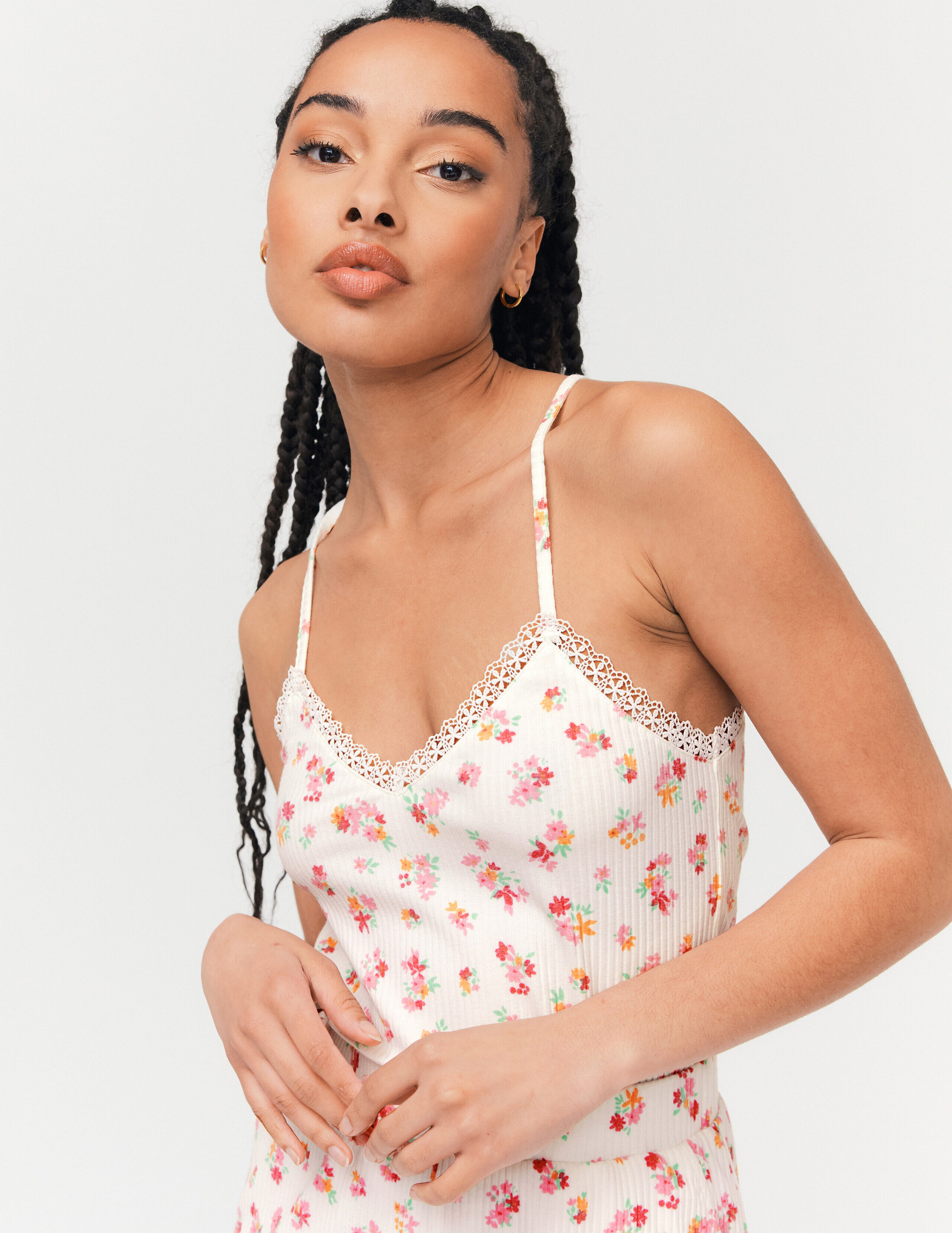 Haut de pyjama imprim Blanc BZB