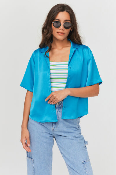 Chemise satinée