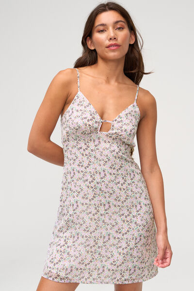 Robe courte imprim&eacute;e