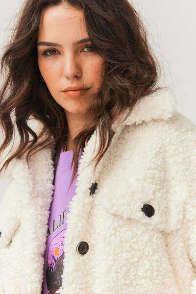Blouson sherpa