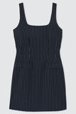 Robe rayée en flanelle