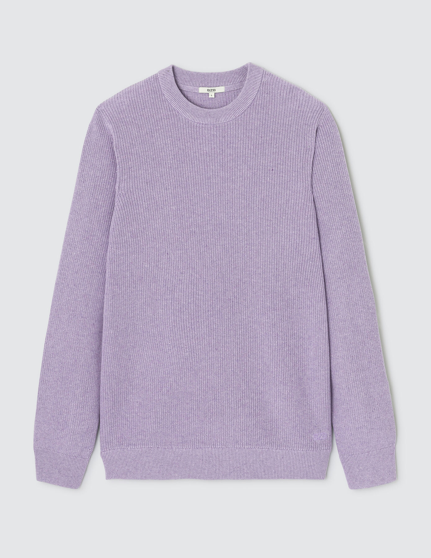 Pull côtelé coton neps