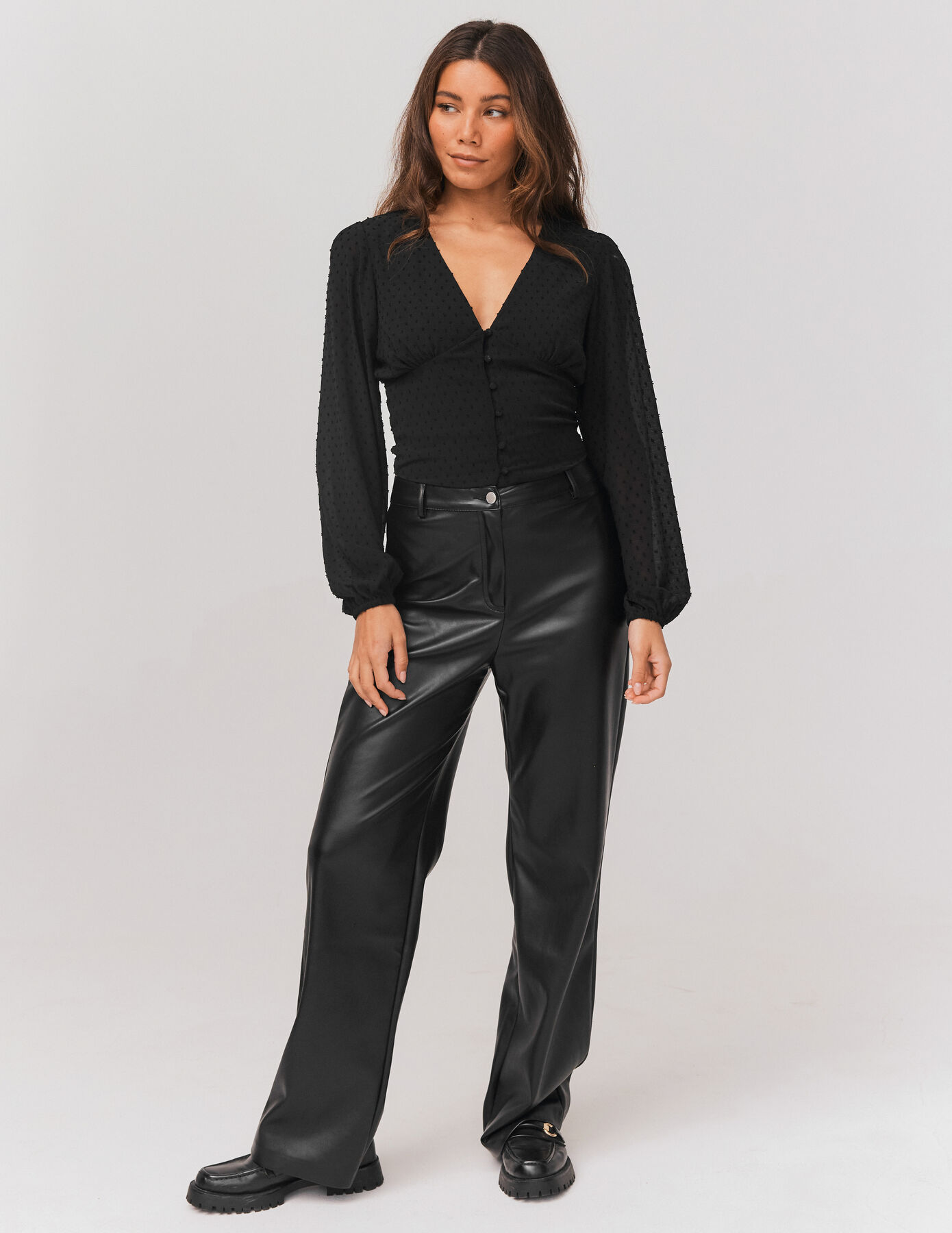 Blouse à pois