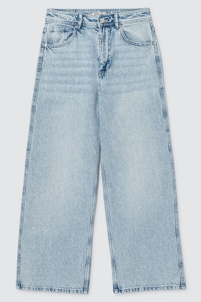 Jean wide leg cropped