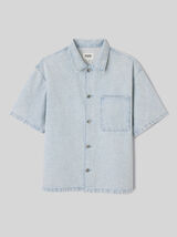 Chemise manches courtes ray&eacute;e