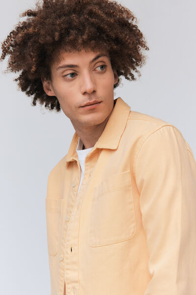 Surchemise twill de couleur