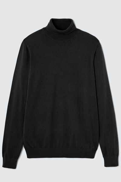 Pull col roulé