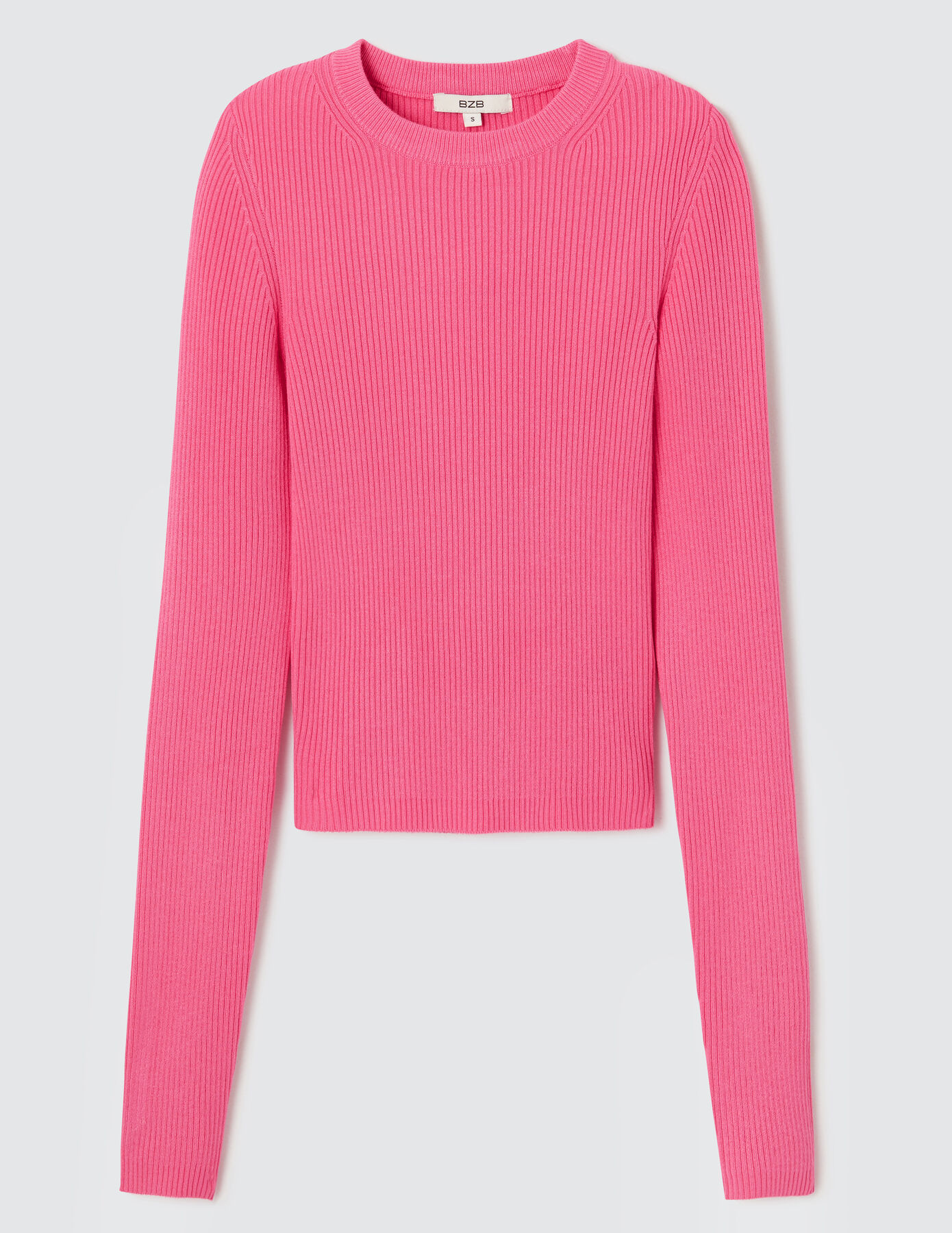 Pull côtelé uni