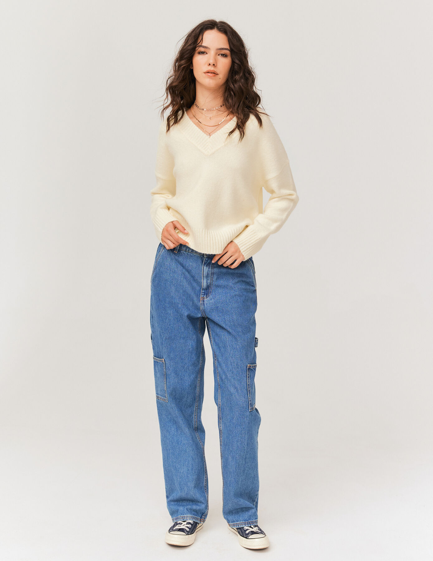 Pull oversize col V