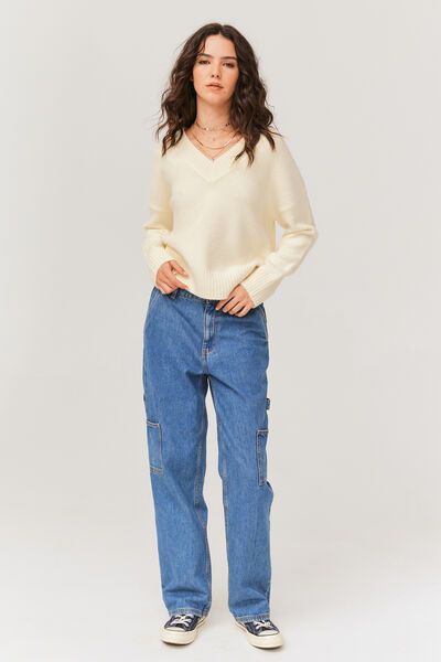 Pull oversize col V