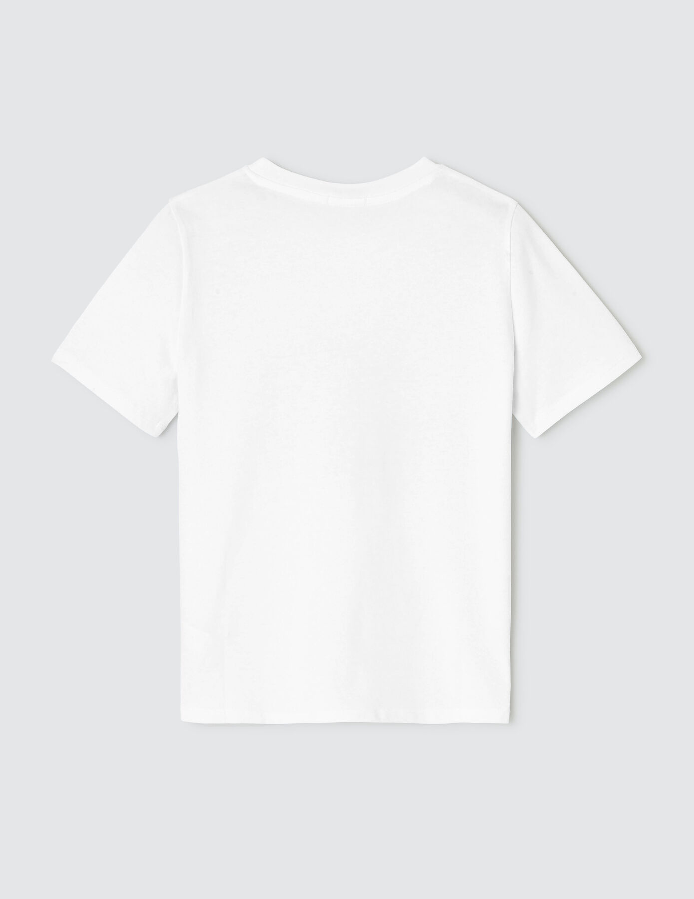 T-shirt imprimé argenté