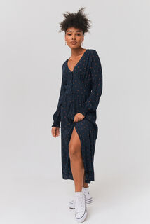 Robe longue imprimée