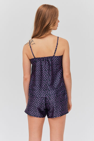 Haut pyjama satin