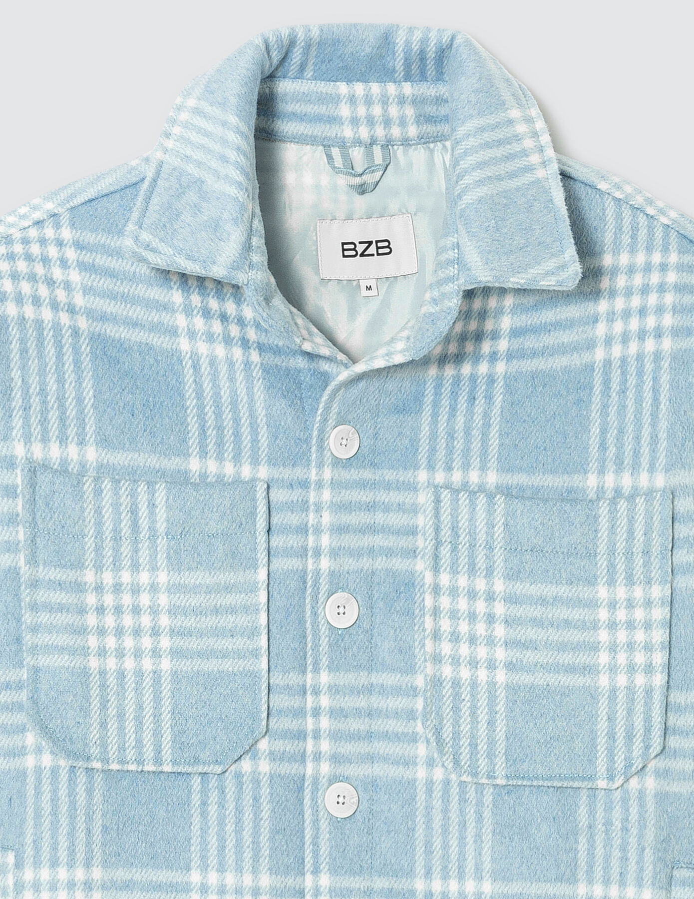 Veste surchemise à carreaux