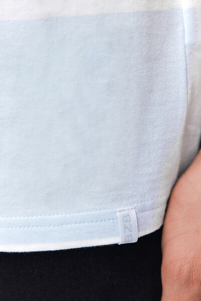 T-shirt maxi-rayures