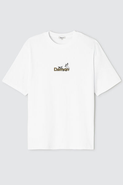 T-shirt imprimé démon