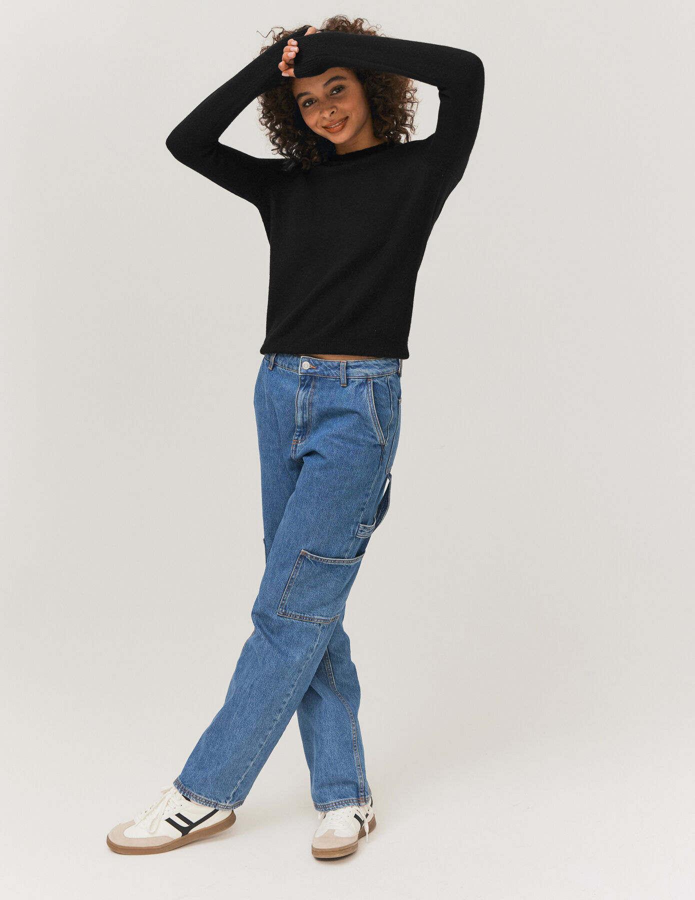 Pull col rond uni